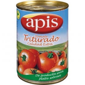 APIS Tomate natural triturado lata 400 grs
